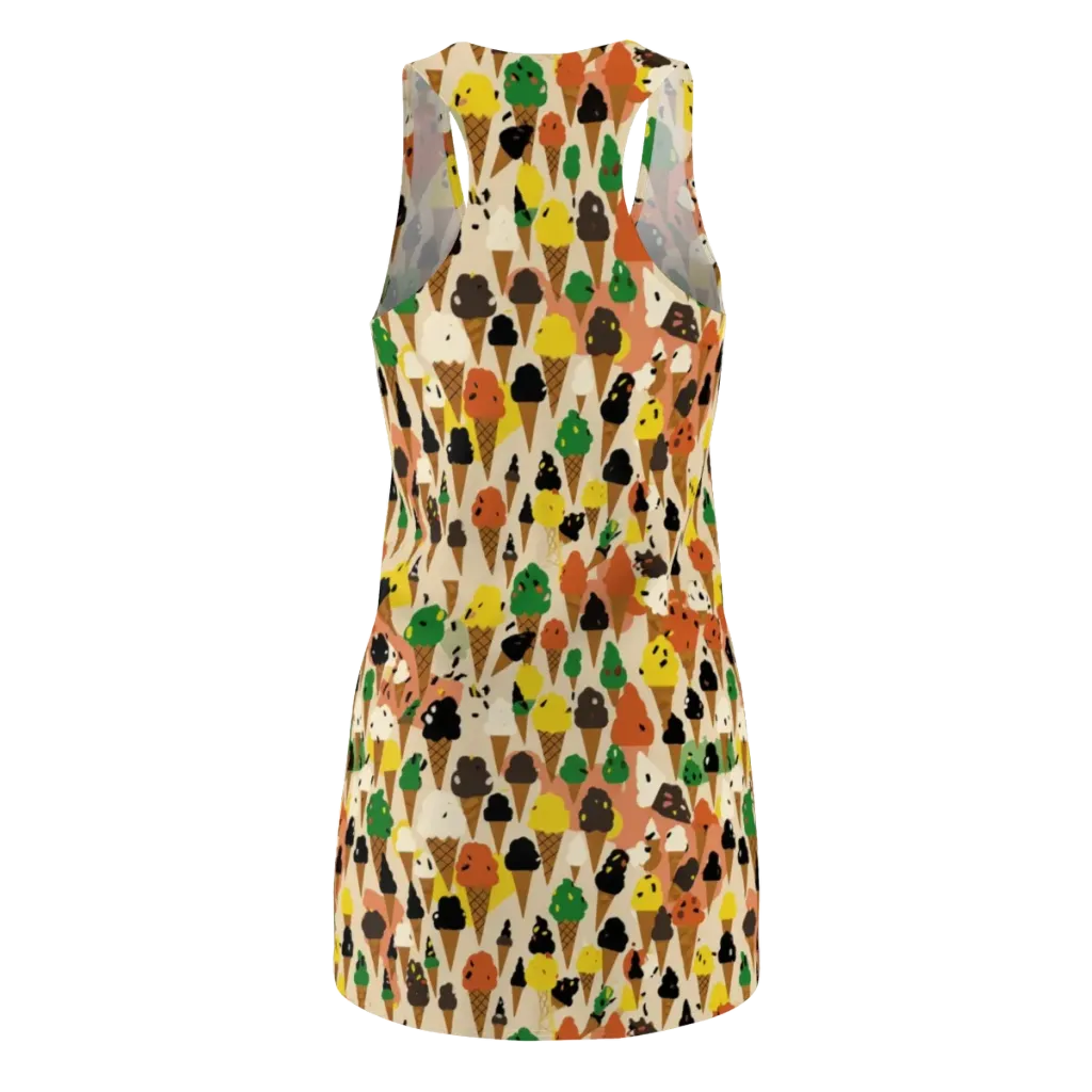 Cone Carnival on Racerback Dress — Back