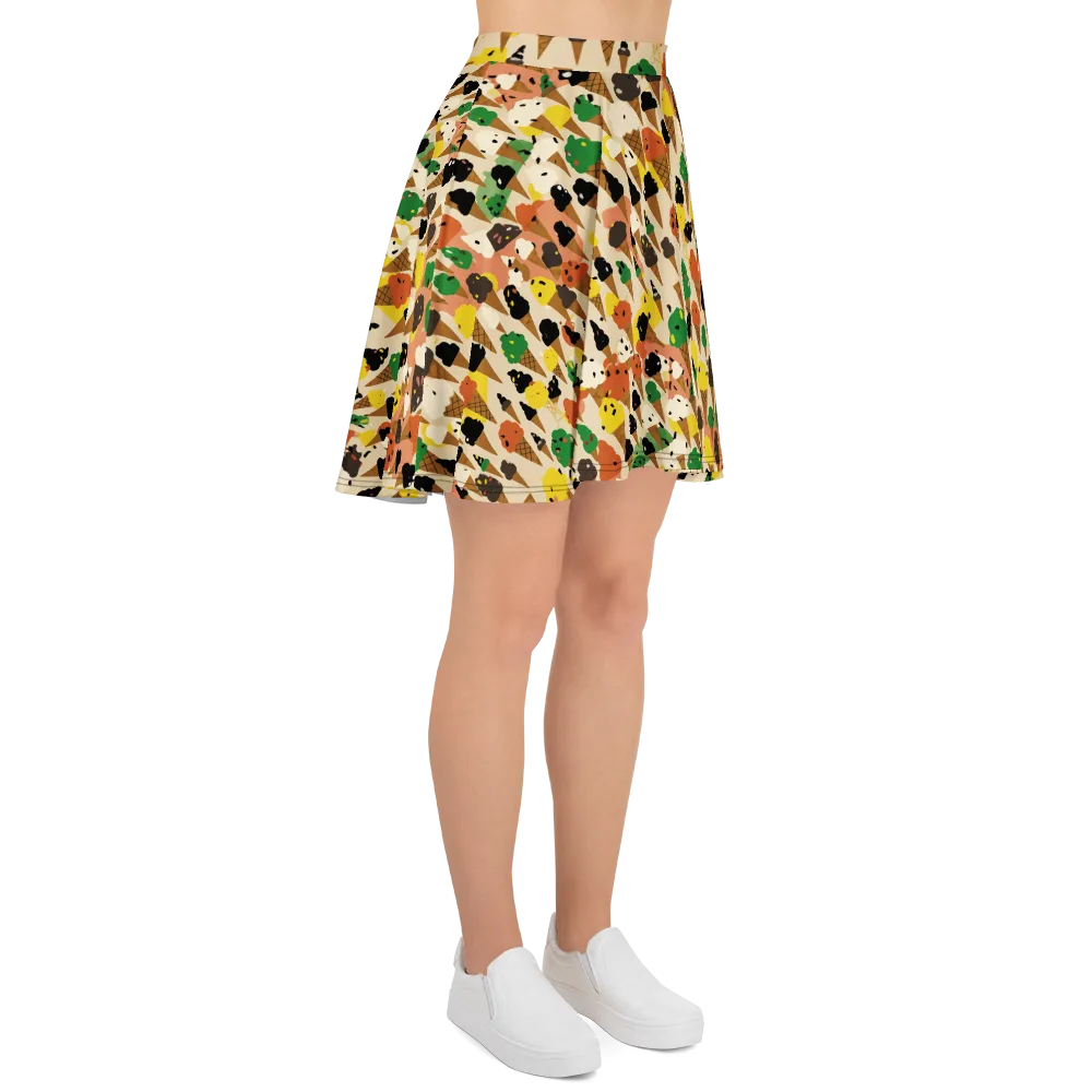Cone Carnival on Skater Skirt — Right