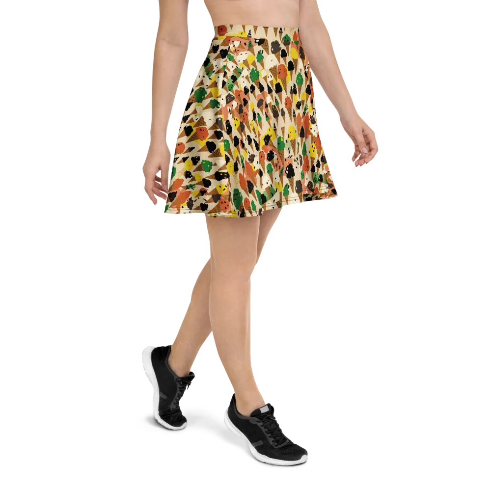 Cone Carnival on Skater Skirt — Right