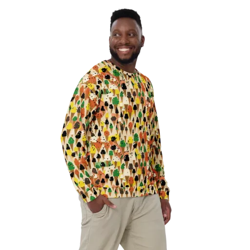 Cone Carnival on a Sweatshirt