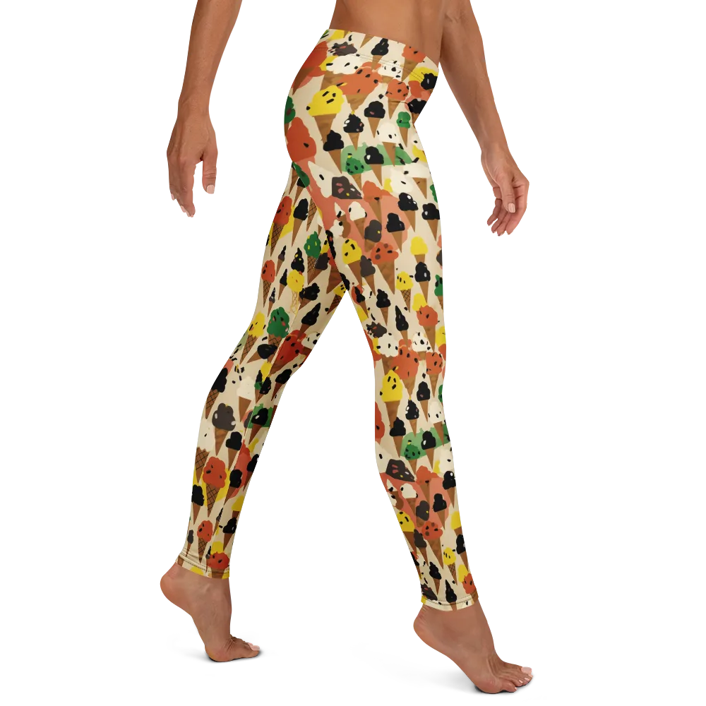 Cone Carnival on Leggings — Right