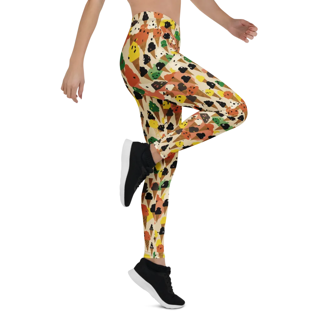 Cone Carnival on Leggings — Right