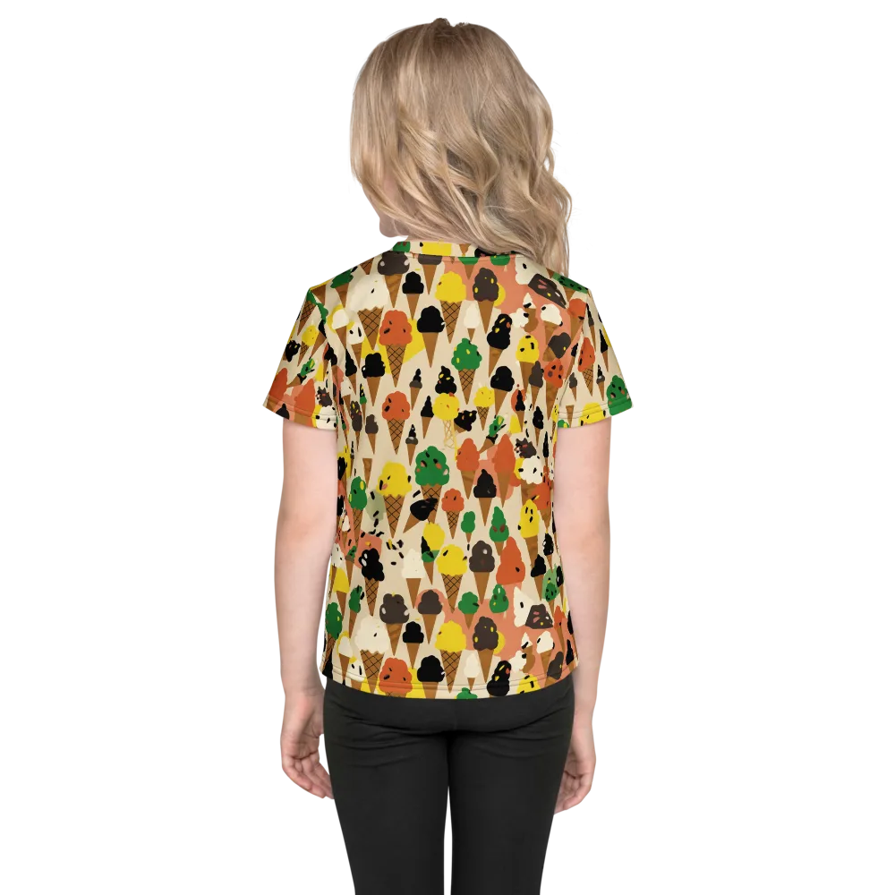 Cone Carnival on Kids Crew Neck T-Shirt — Back