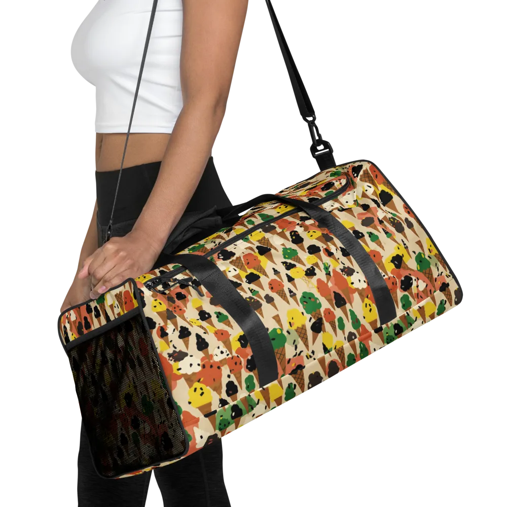 Cone Carnival on Duffle Bag — Front