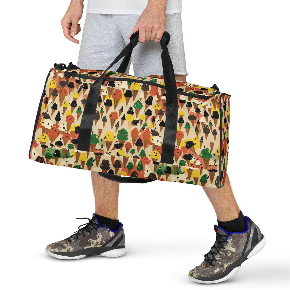Cone Carnival on Duffle Bag — Front