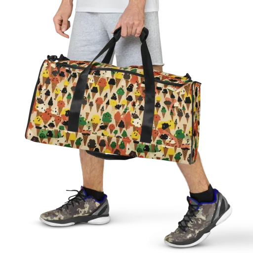 Cone Carnival on a Duffle Bag