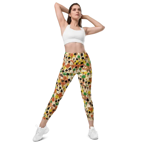 Cone Carnival on a Leggings with Pockets