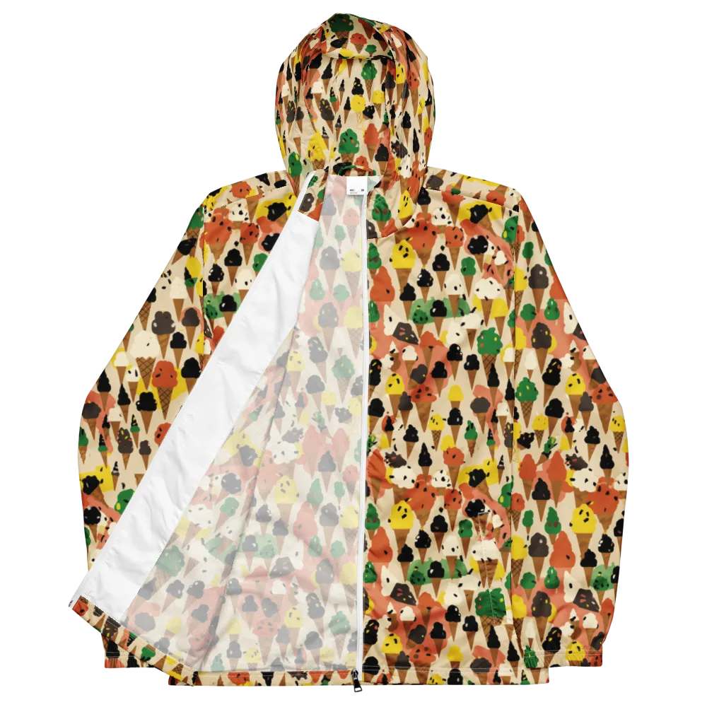 Cone Carnival on Men's Windbreaker — Front