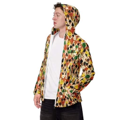 Cone Carnival on a Men's Windbreaker