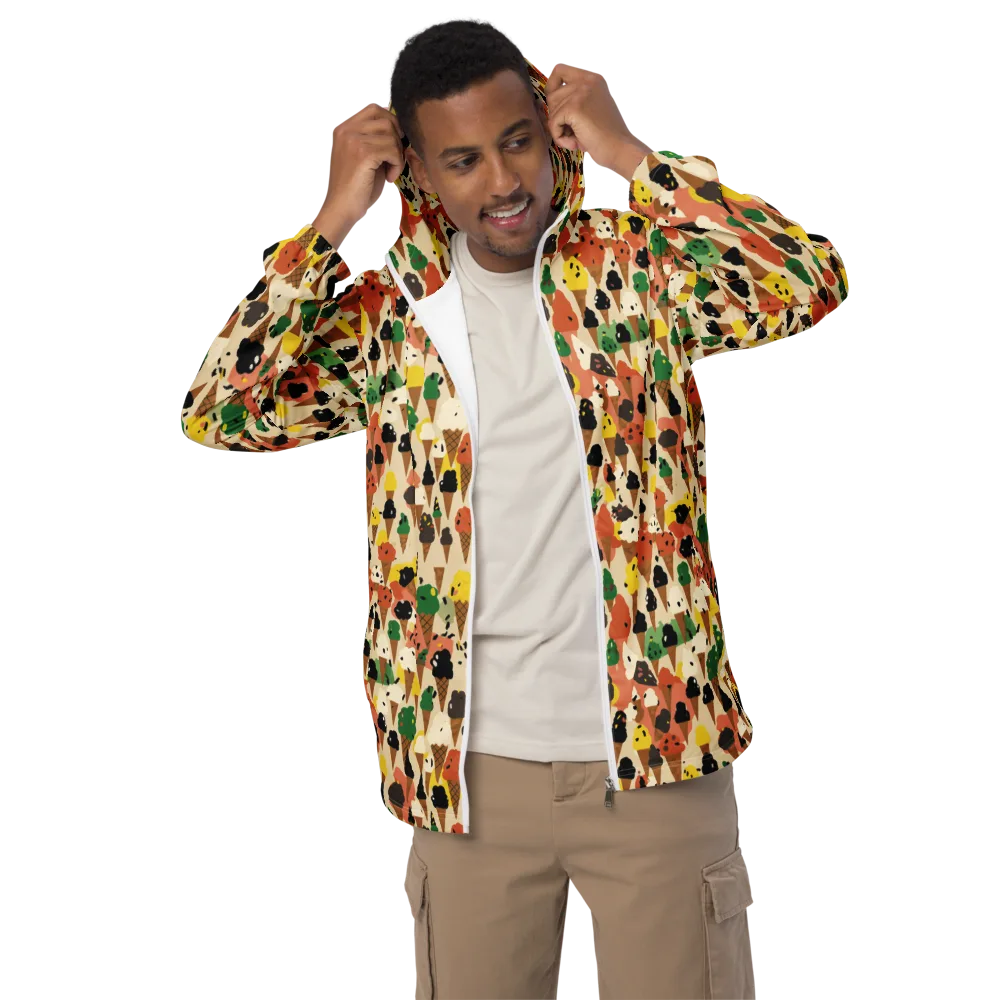 Cone Carnival on Men's Windbreaker — Front