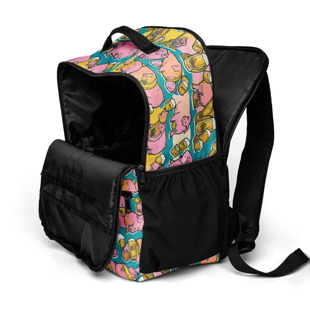 Pork And Pilsner on Utility Backpack — Product details 2
