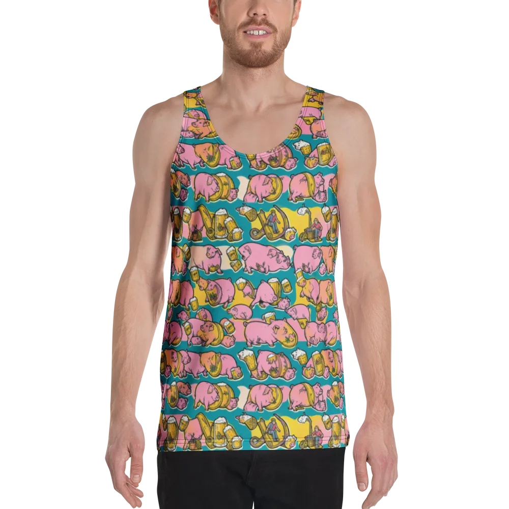 Pork And Pilsner on Men's Tank Top — Front