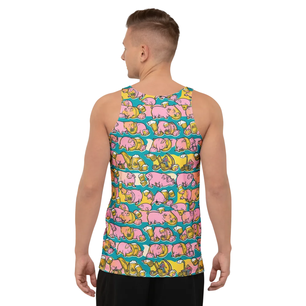Pork And Pilsner on Men's Tank Top — Back