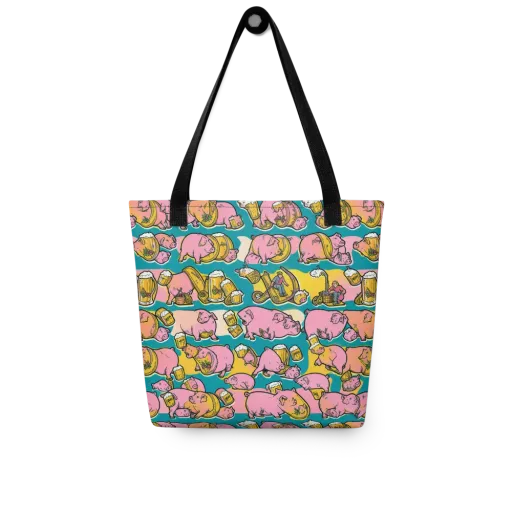 Pork And Pilsner on a Tote Bag