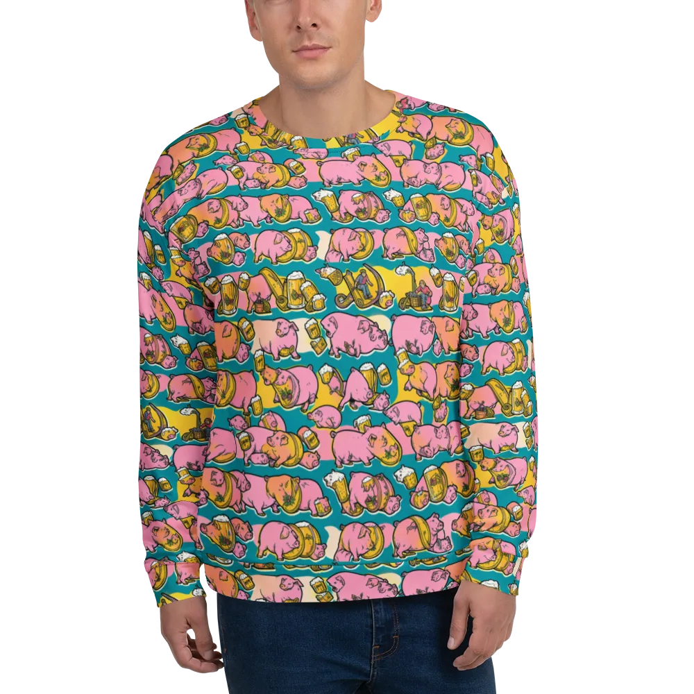 Pork And Pilsner on Sweatshirt — Front