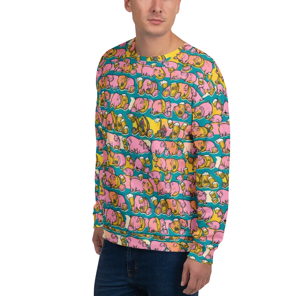 Pork And Pilsner on Sweatshirt — Left Front