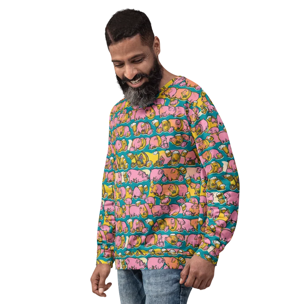 Pork And Pilsner on Sweatshirt — Left Front
