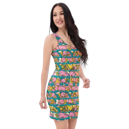 Pork And Pilsner on a Bodycon Dress
