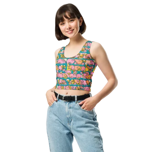 Pork And Pilsner on a Crop Top