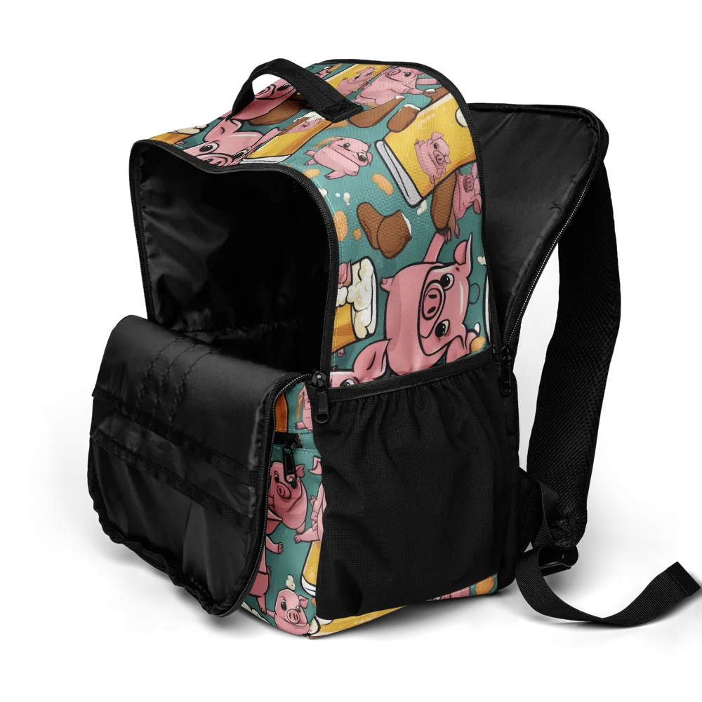Pint-sized Porkers on Utility Backpack — Product details 2