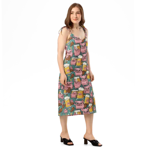 Pint-sized Porkers on a Slip Dress