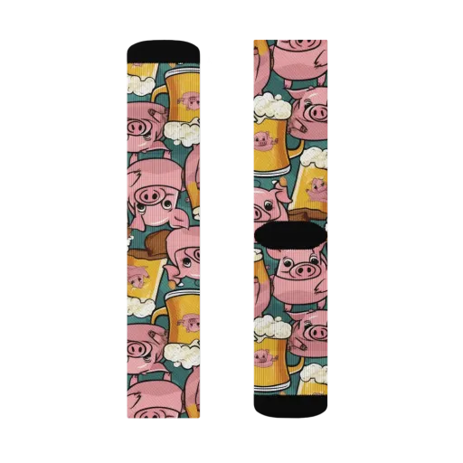Pint-sized Porkers on a Socks