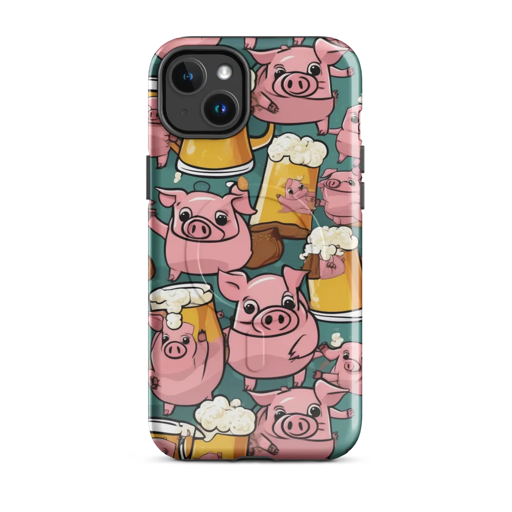 Pint-sized Porkers on MagSafe Tough Case for iPhone® — Front