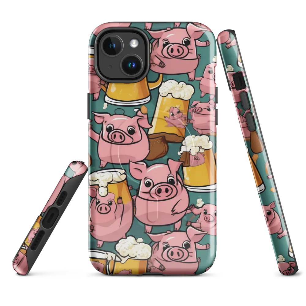 Pint-sized Porkers on MagSafe Tough Case for iPhone® — Front