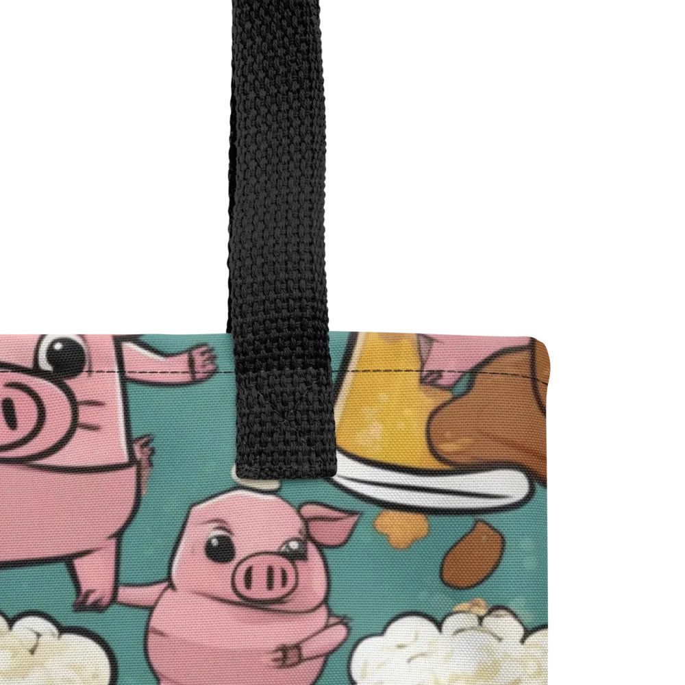 Pint-sized Porkers on Tote Bag — Product details