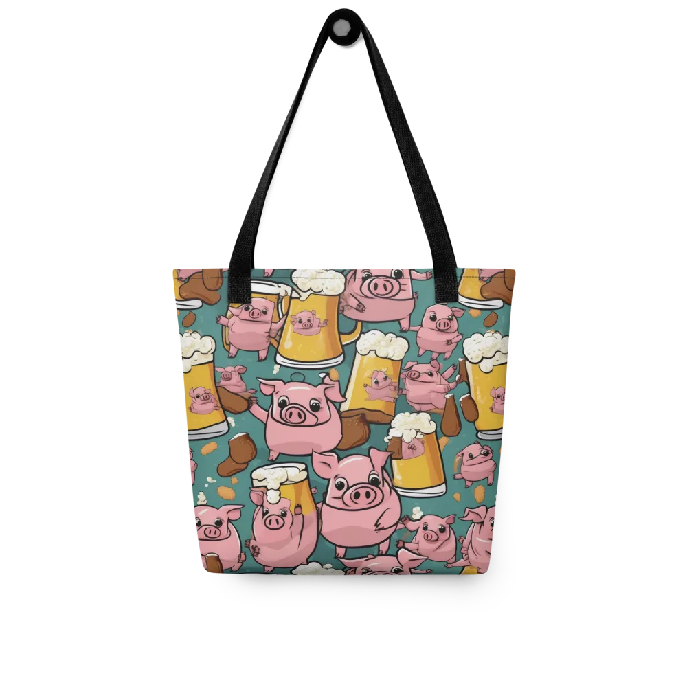 Pint-sized Porkers on Tote Bag — Front
