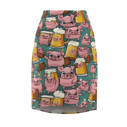 Pint-sized Porkers on a Pencil Skirt
