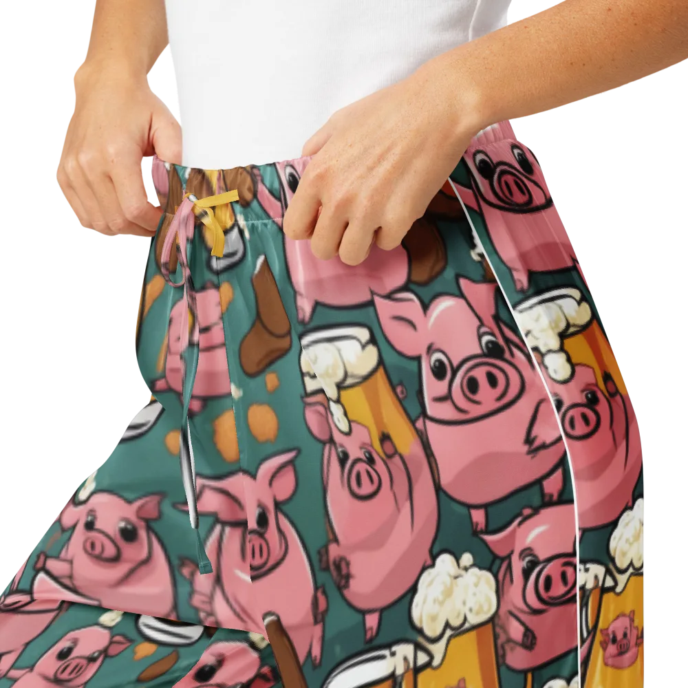 Pint-sized Porkers on Women's Pajama Pants — Product details