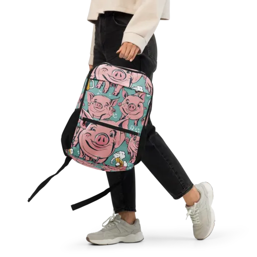 Bacon And Barley on a Utility Backpack