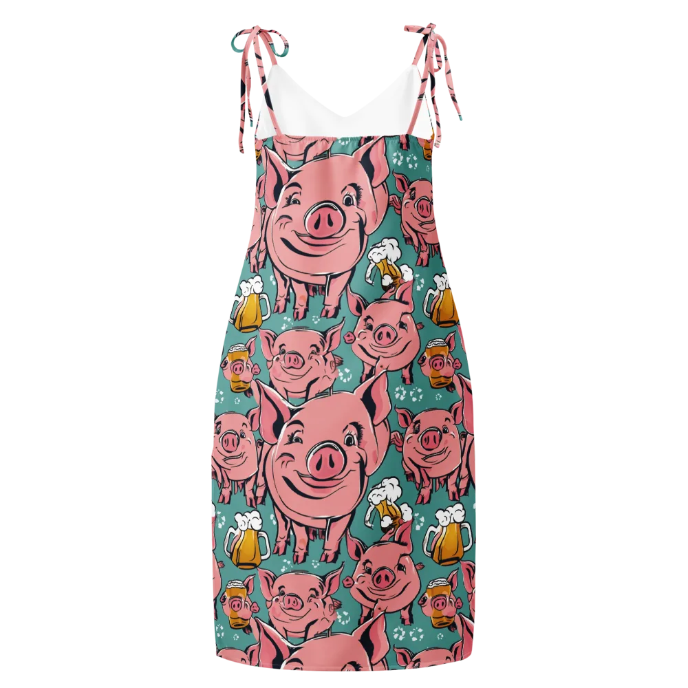 Bacon And Barley on Slip Dress — Back
