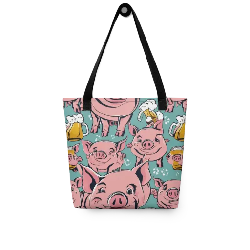 Bacon And Barley on a Tote Bag