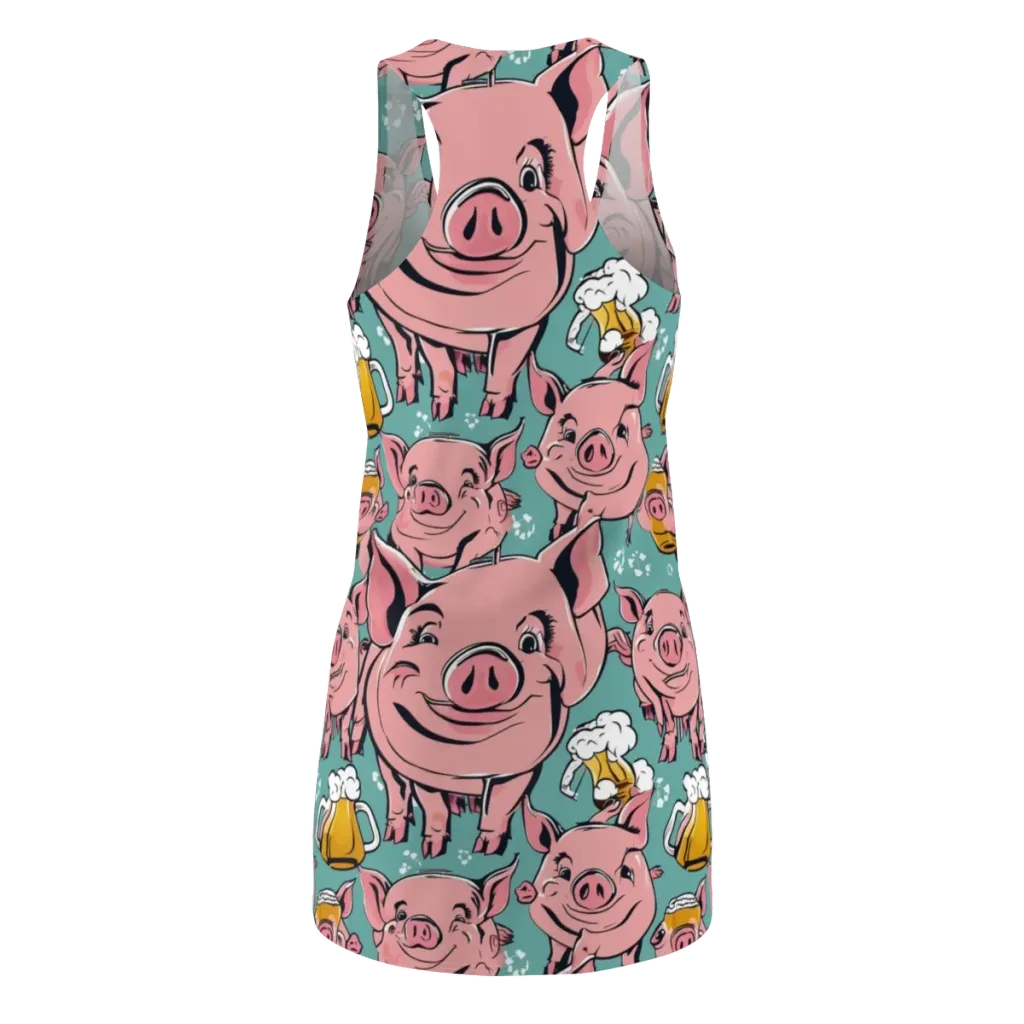 Bacon And Barley on Racerback Dress — Back