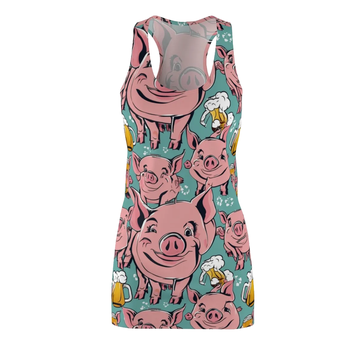 Bacon And Barley on Racerback Dress — Front