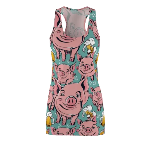 Bacon And Barley on a Racerback Dress