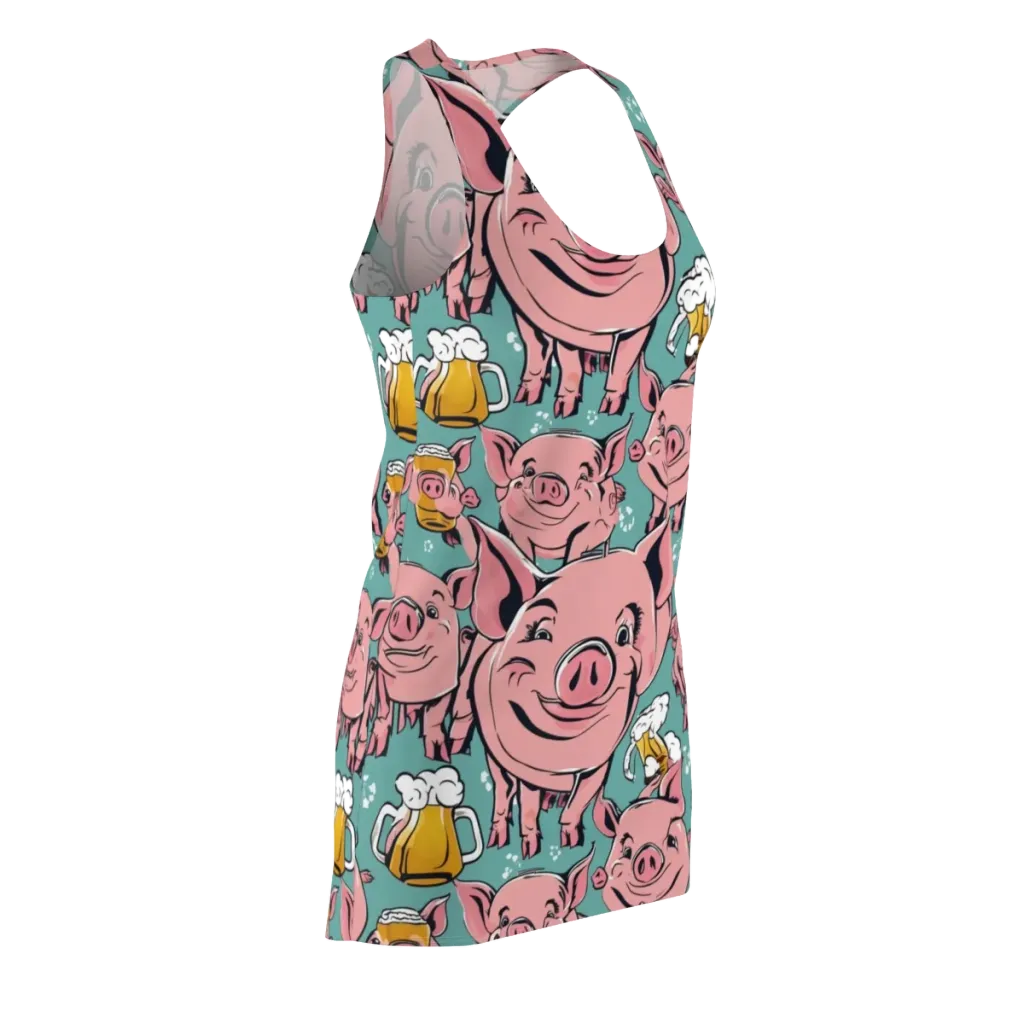 Bacon And Barley on Racerback Dress — Front Side