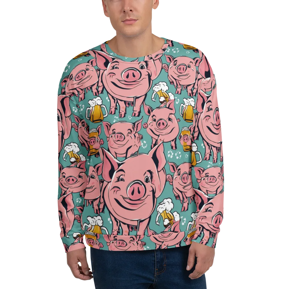 Bacon And Barley on Sweatshirt — Front