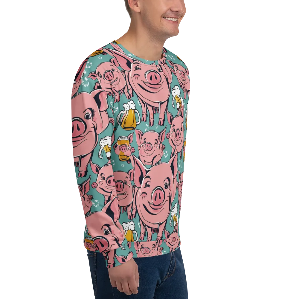 Bacon And Barley on Sweatshirt — Right Front