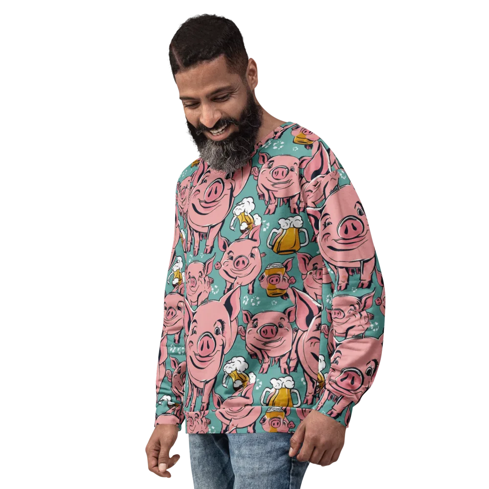 Bacon And Barley on Sweatshirt — Left Front