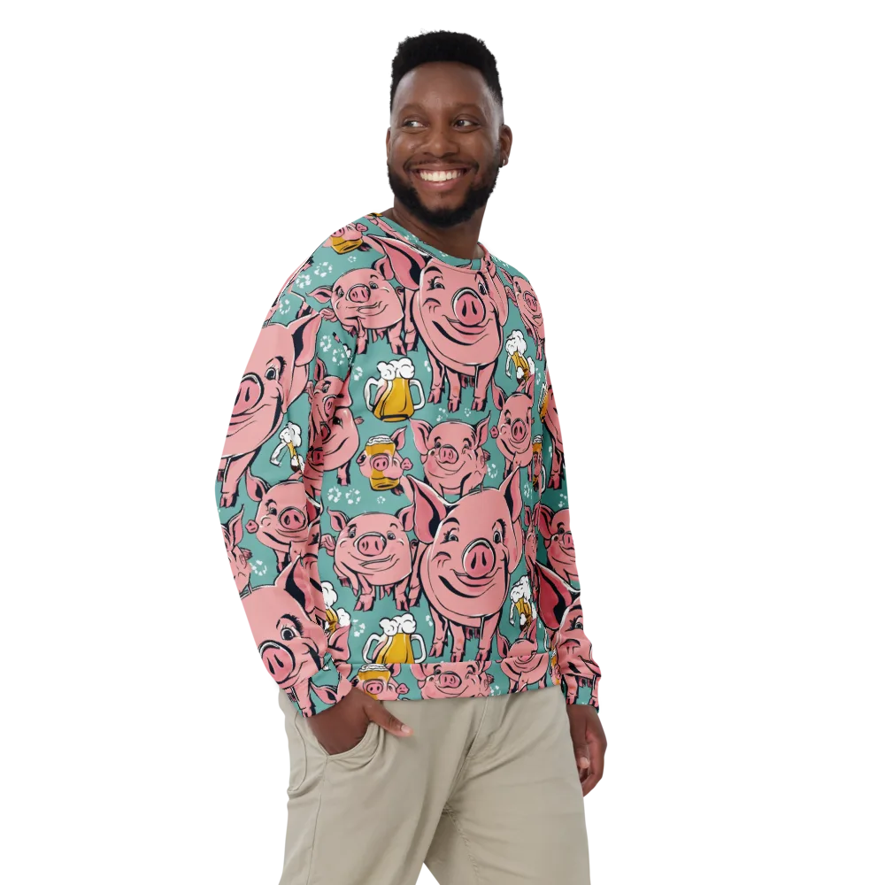 Bacon And Barley on Sweatshirt — Front
