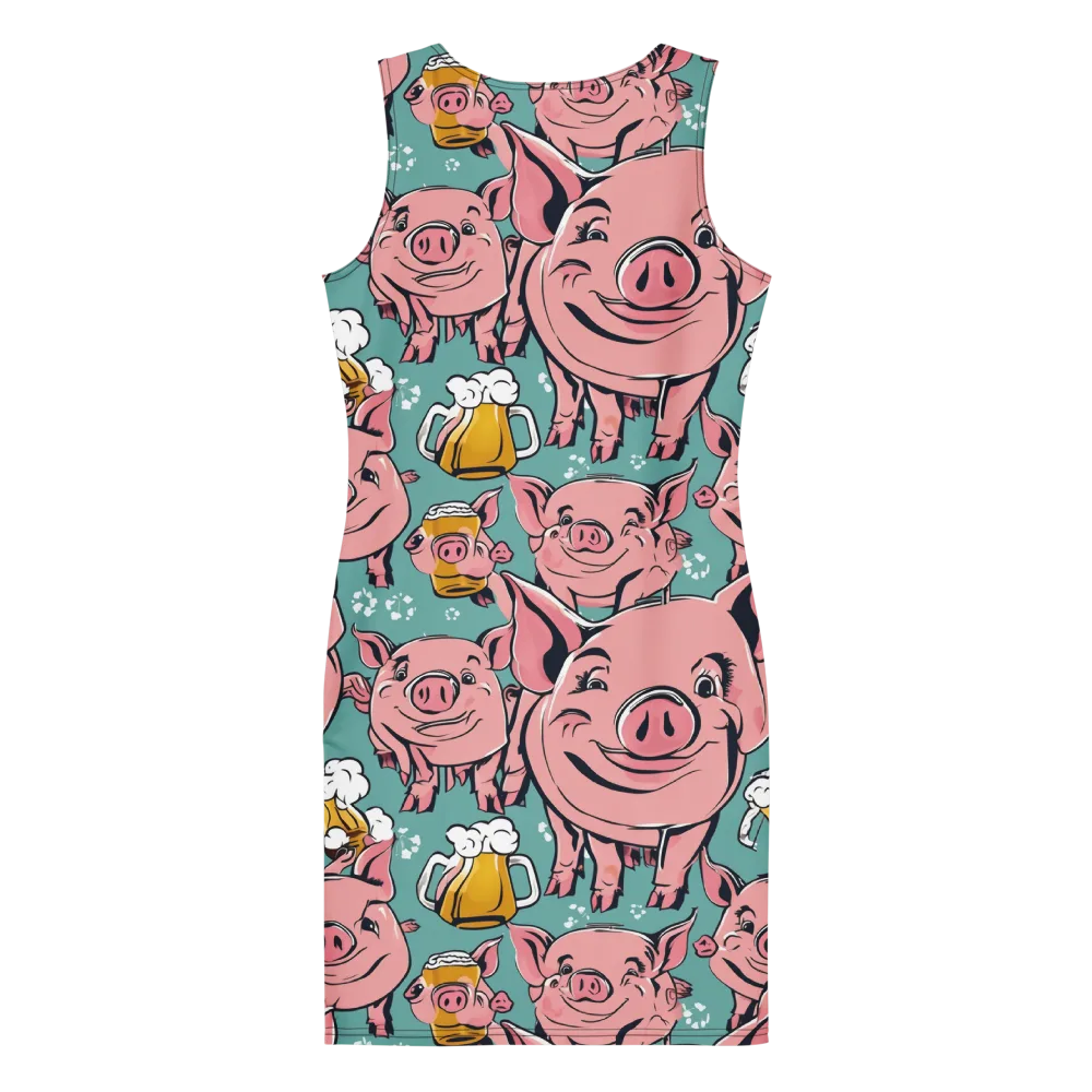Bacon And Barley on Bodycon Dress — Back