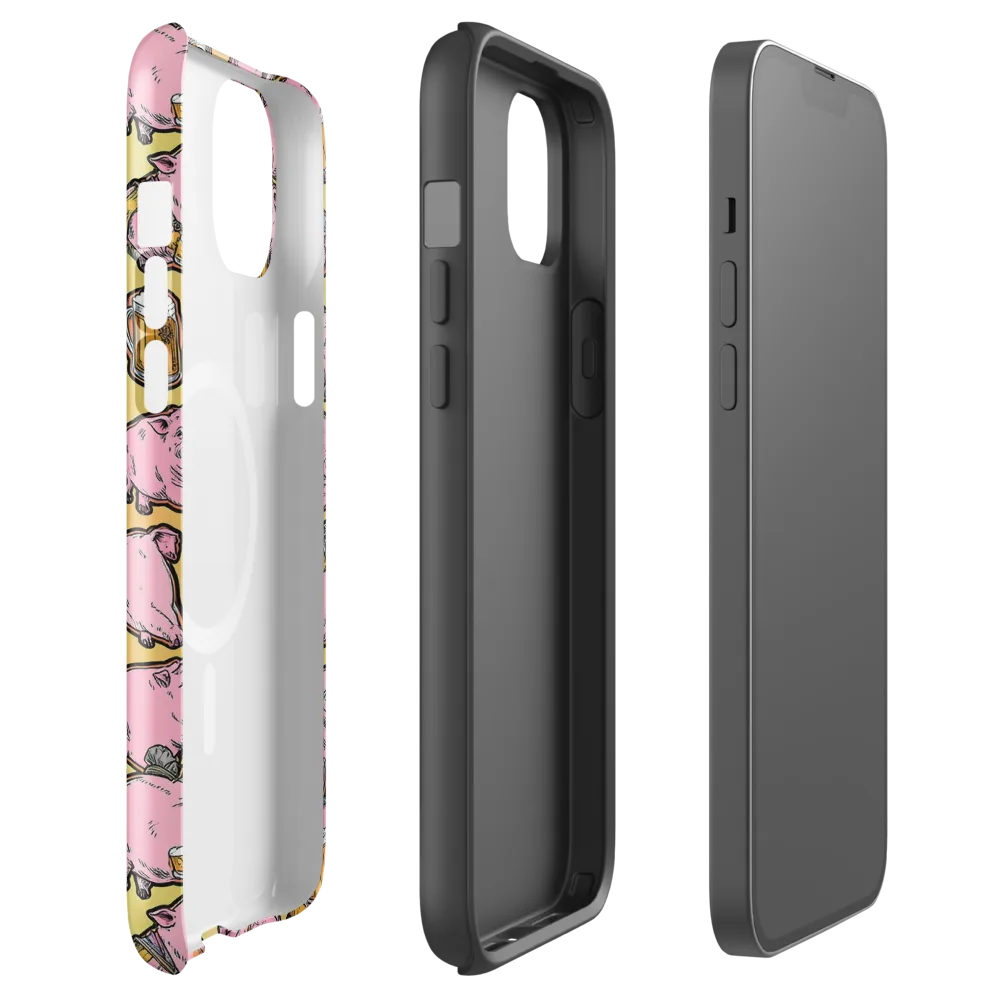 Brew And Oink on MagSafe Tough Case for iPhone® — Front