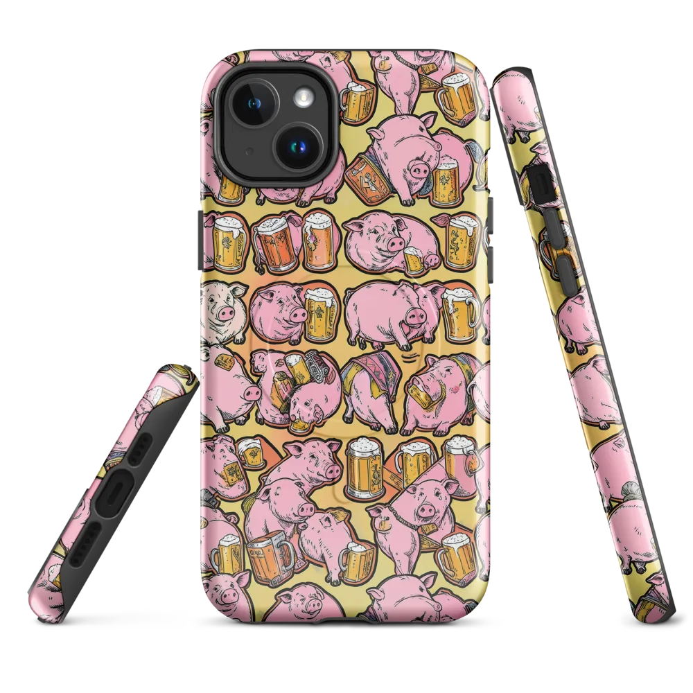 Brew And Oink on MagSafe Tough Case for iPhone® — Front
