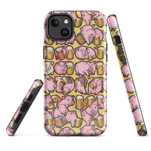 Brew And Oink on a MagSafe Tough Case for iPhone®