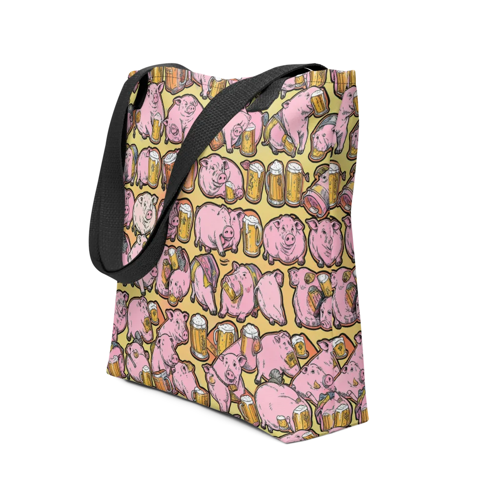 Brew And Oink on Tote Bag — Front