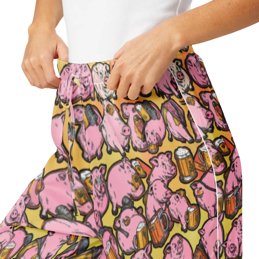 Brew And Oink on Women's Pajama Pants — Product details