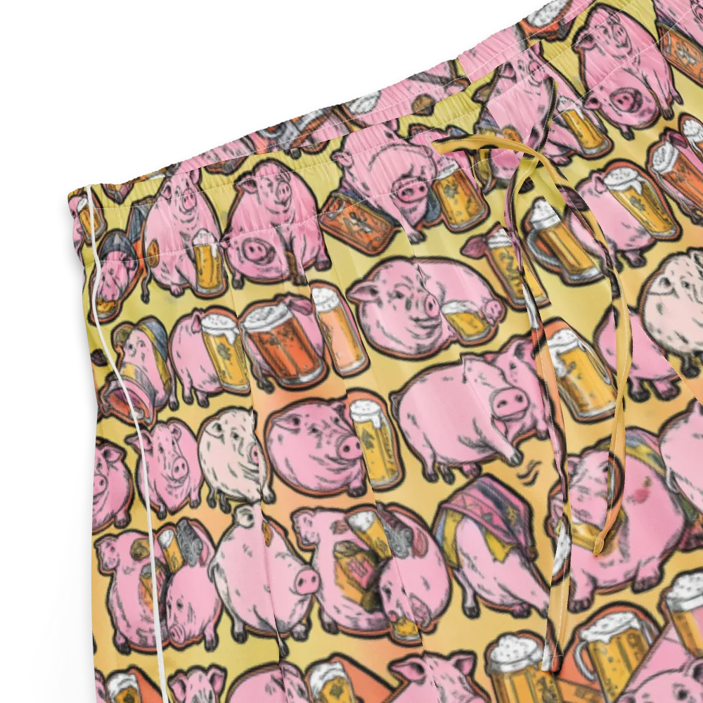 Brew And Oink on Women's Pajama Shorts — Product details